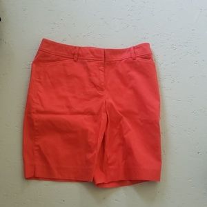 Red-orange shorts